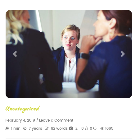 Gallery post format