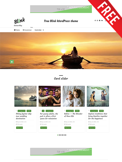 blink free wp theme